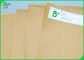 Carta amichevole di imballaggio per alimenti di Eco 40gsm 50gsm Brown Kraft con il FSC Cetified